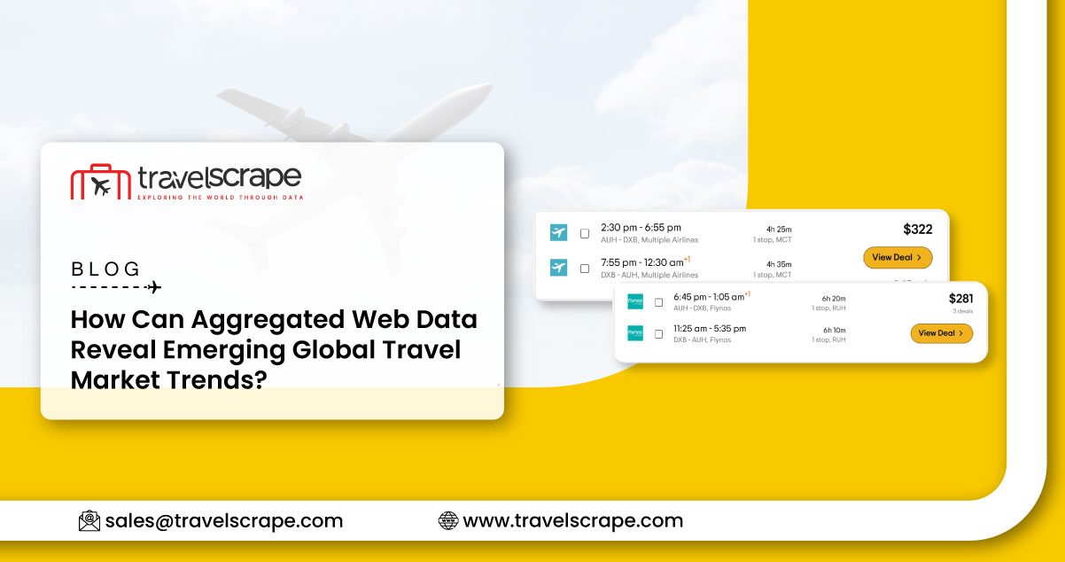 How Can Aggregated Web Data Reveal Emerging Global Travel Market Trends?