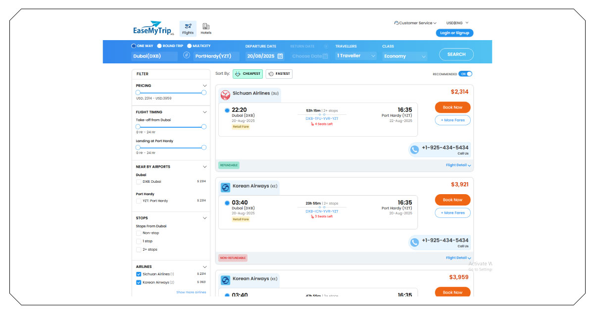 Why Scrape EaseMyTrip for Airfare Data?