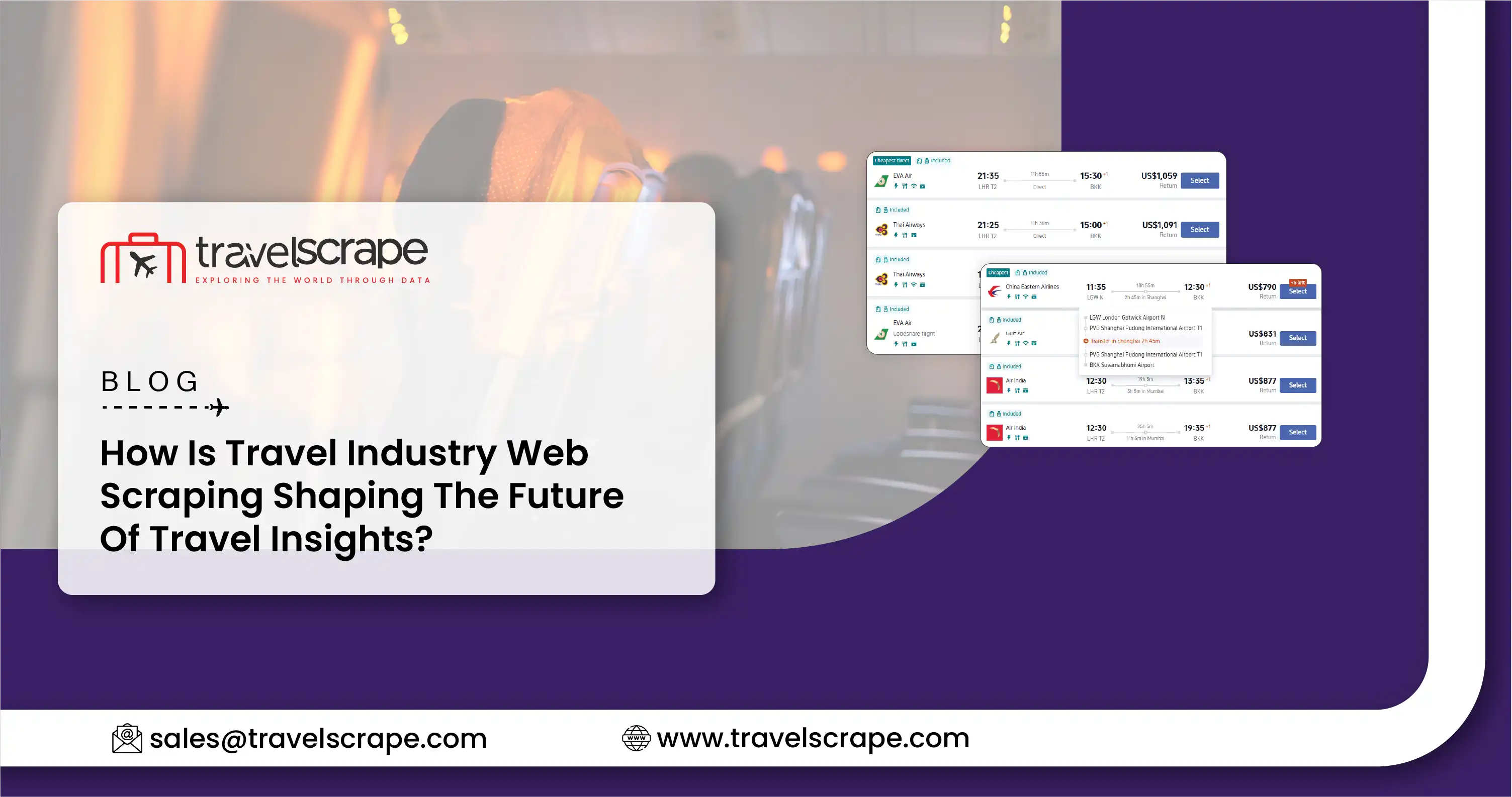 How Is Travel Industry Web Scraping Shaping The Future Of Travel Insights?