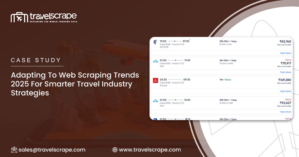Adapting To Web Scraping Trends 2025 For Smarter Travel Industry Strategies