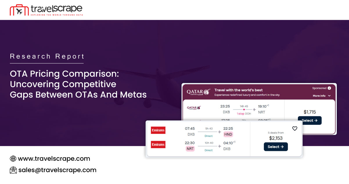 OTA Pricing Comparison: Uncovering Competitive Gaps Between OTAs And Metas